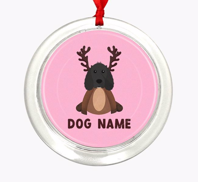 Reindog: Personalized {breedFullName} Christmas Decoration